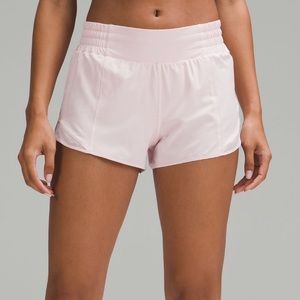 Lululemon Hotty Hot Mid Rise Flush Pink 4” Shorts Size 8